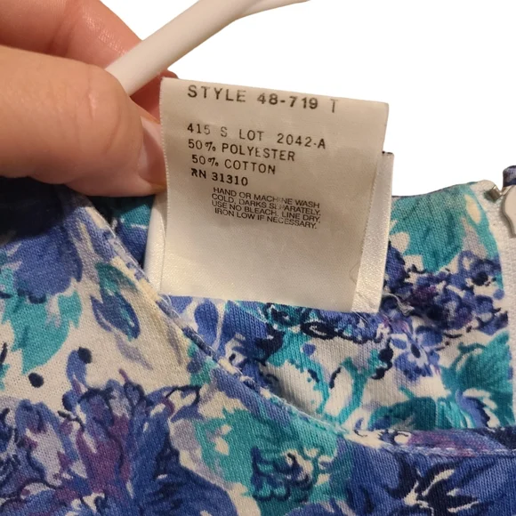 90s Floral Vintage Dress - Picture 7 of 9